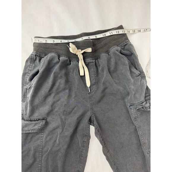 Aerie Cargo Jogger Gray Drawstring Grunge Comfort Relaxed Women's Size Small - Picture 3 of 8